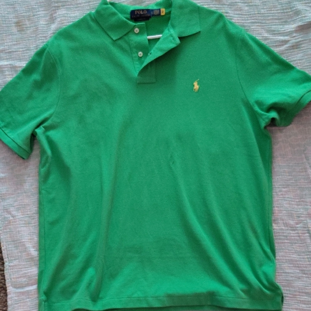 Polo by Ralph Lauren Green Men's Shirt
